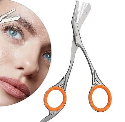 Eyebrow Scissors with Combs