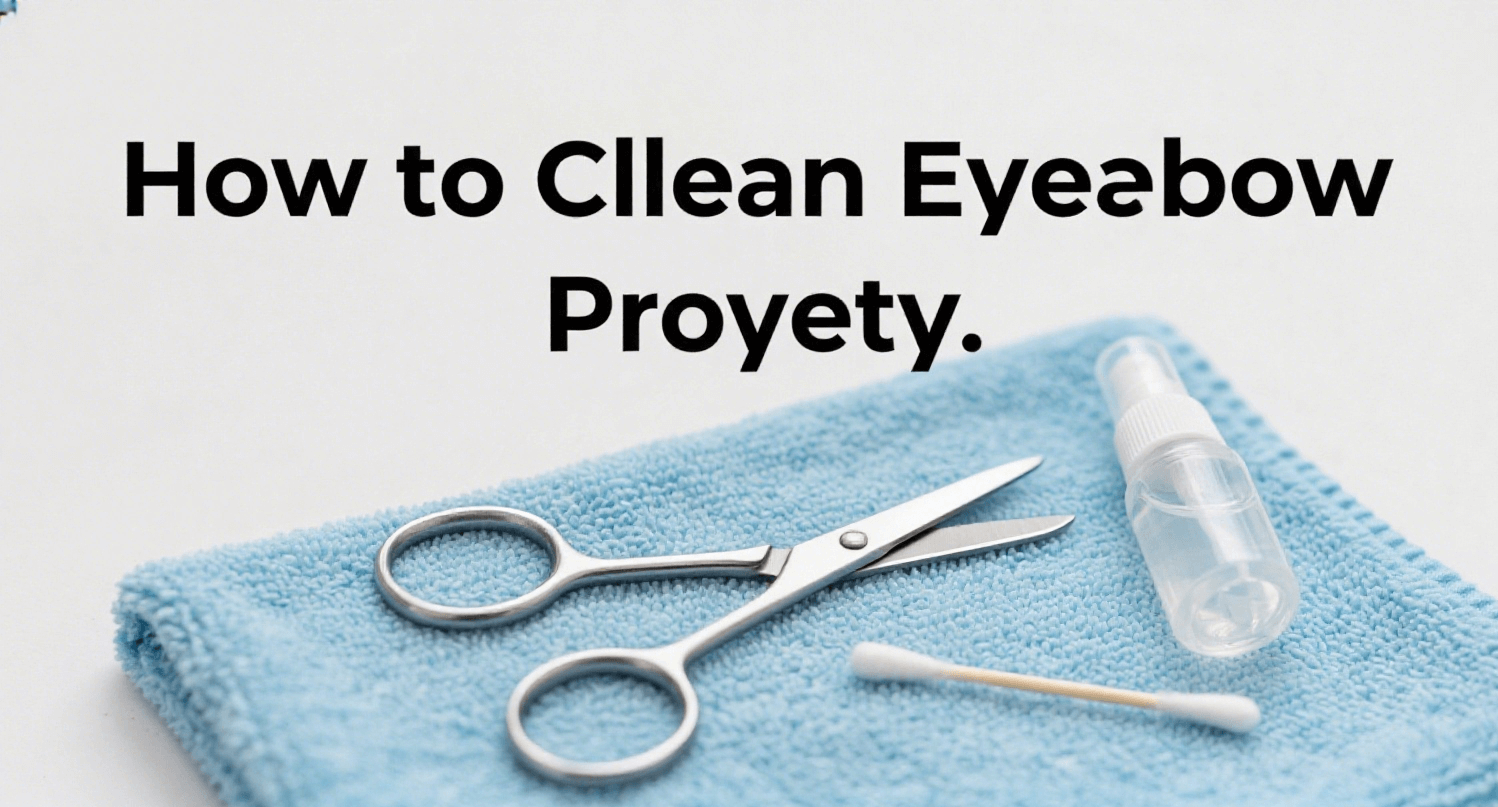 How to Clean Eyebrow Scissors Properly
