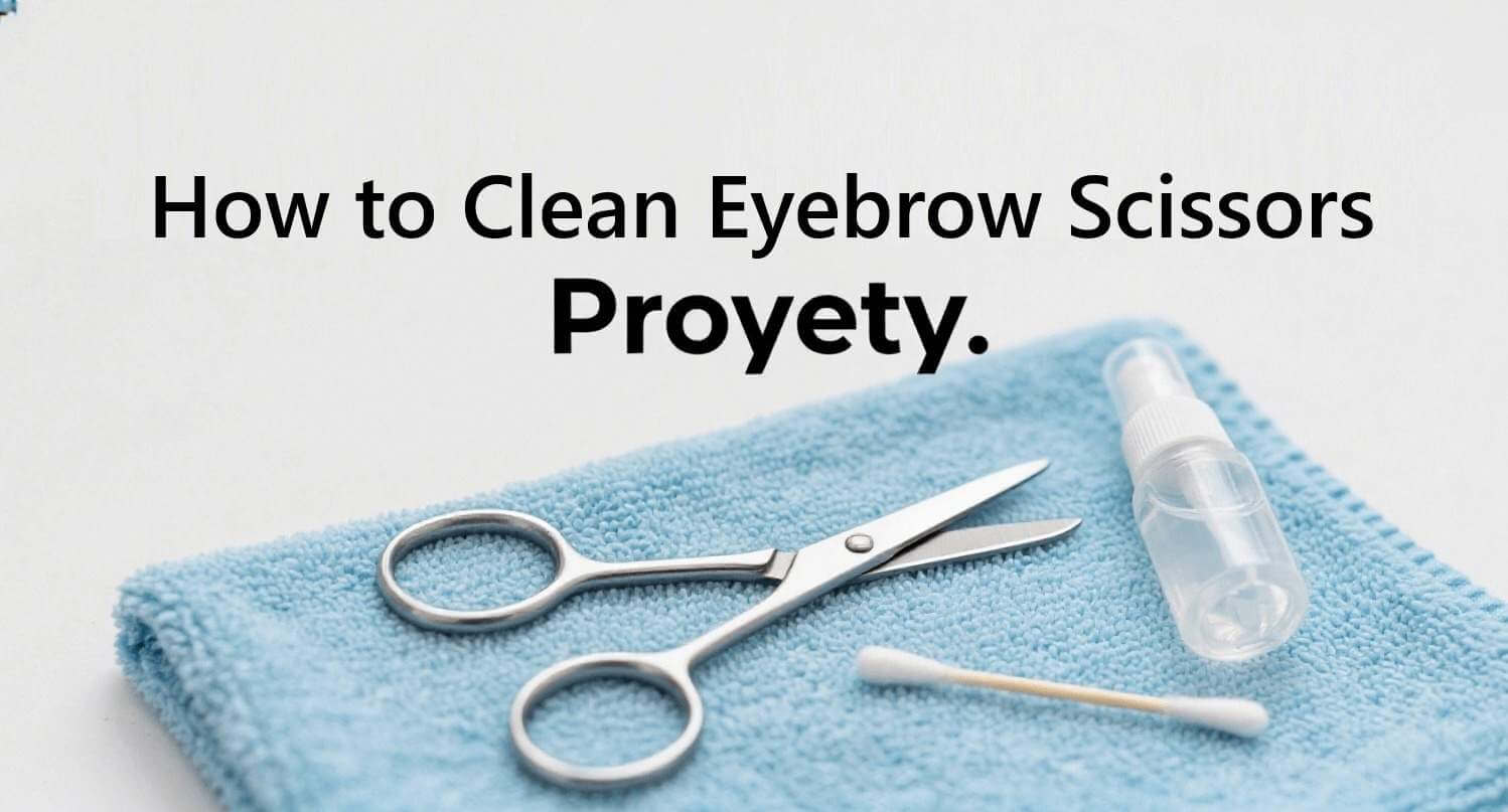 How to Clean Eyebrow Scissors Properly
