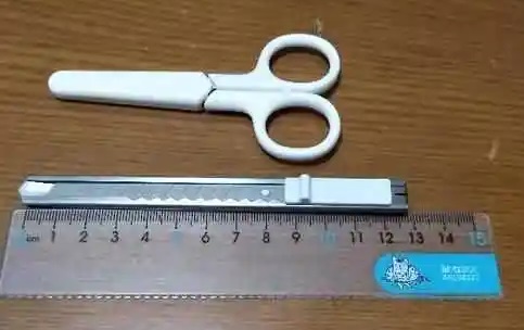 can you bring eyebrow scissors on a plane