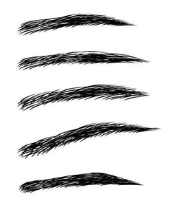 the different types of men's eyebrow shapes